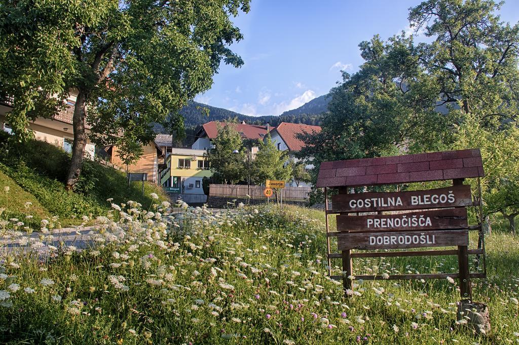 Gostilna Pension Blegos Поляне-над-Шкофьо Локо Екстер'єр фото